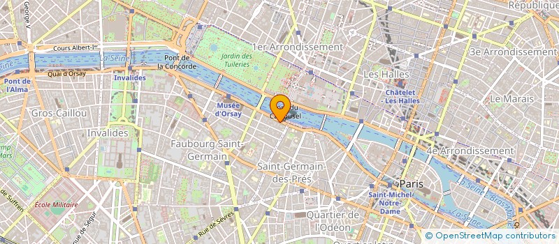 localisation de l'entreprise GROUPE D'ETUDE DES POPULATIONS FORESTIER  PARIS