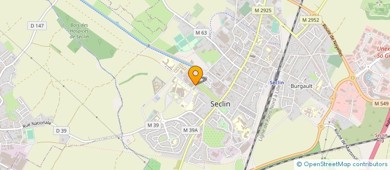 localisation de l'entreprise GROUPE D'ETUDE DU DIABETE GESTATIONNEL  SECLIN