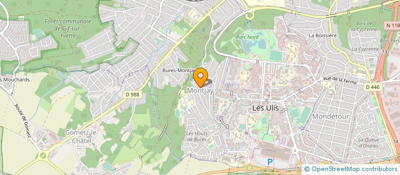 localisation de l'entreprise GROUPE D'ETUDE ET DE FORMATION à BURES-SUR-YVETTE