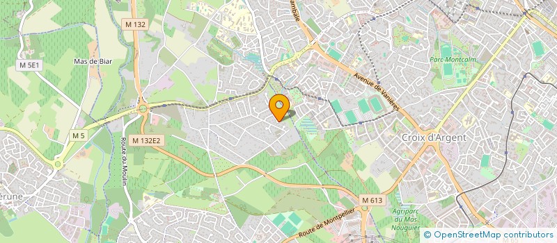 localisation de l'entreprise GROUPE D'ETUDES DE RECHERCHE ET DE TRAITEMENT DES TOXICOMANES EN MILIEU PENITENTIAIRE  SAINT-JEAN-DE-VEDAS