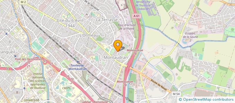 localisation de l'entreprise GROUPE D'ETUDES EN AMENAGEMENT RURAL à TOULOUSE