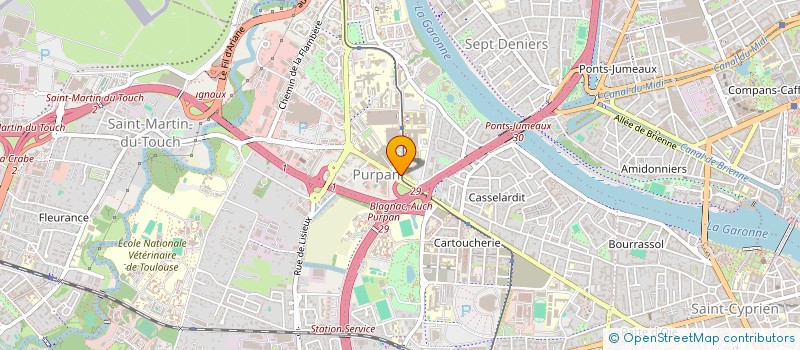 localisation de l'entreprise GROUPE D'ETUDES EN NEONATOLOGIE M.PYR à TOULOUSE