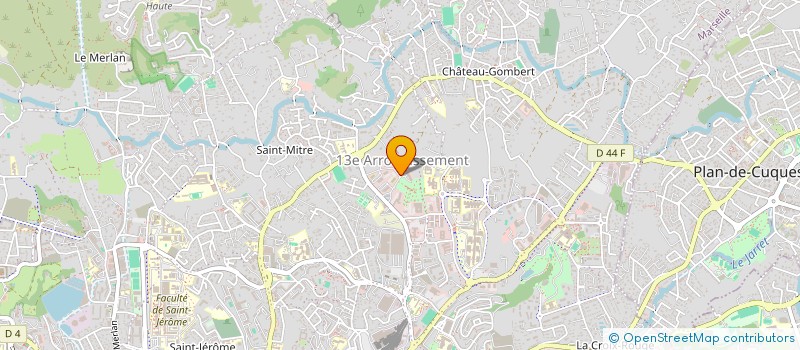 localisation de l'entreprise GROUPE D ETUDES ET DE RECHERCHES DE MICROBIOLOGIE ET DE L ENVIRONNEMENT à MARSEILLE