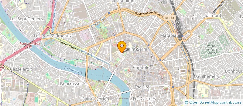 localisation de l'entreprise GROUPE D'ETUDES ET DE RECHERCHES SUR LE CONTINENT AFRICAIN à TOULOUSE
