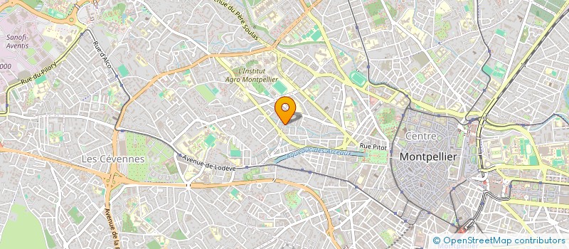 localisation de l'entreprise GROUPE D'ETUDES LUDOPEDAGOGIQUES à MONTPELLIER