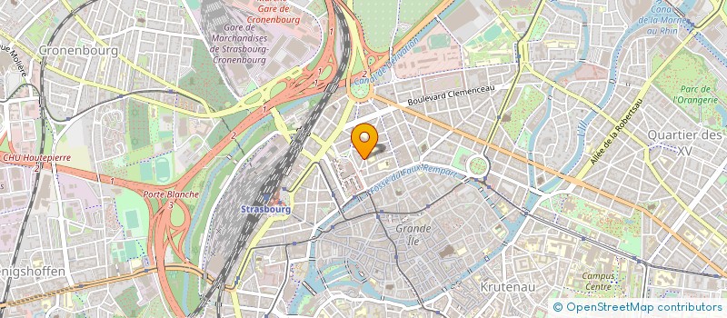 localisation de l'entreprise GROUPE D ETUDES MARKETING à STRASBOURG