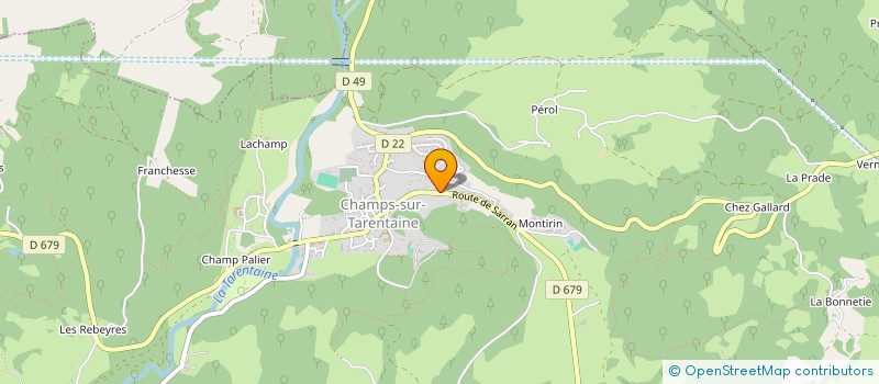 localisation de l'entreprise GROUPE D'EVEIL ET DE RENCONTRE POUR L'ASTRONOMIE ET LA METEOROLOGIE (G.E.R.A.M) à CHAMPS-SUR-TARENTAINE-MARCHAL