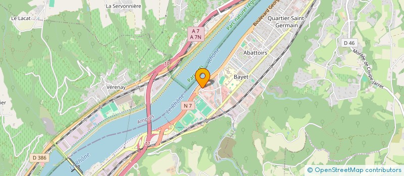 localisation de l'entreprise GROUPE D'EXPLORATION SOUS MARINE à VIENNE