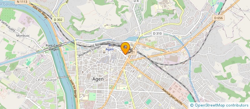 localisation de l'entreprise GROUPE D'INFIRMIERS ET POSTES DE SECOURS EN EVENEMENTIEL GRIF ET PSE  AGEN