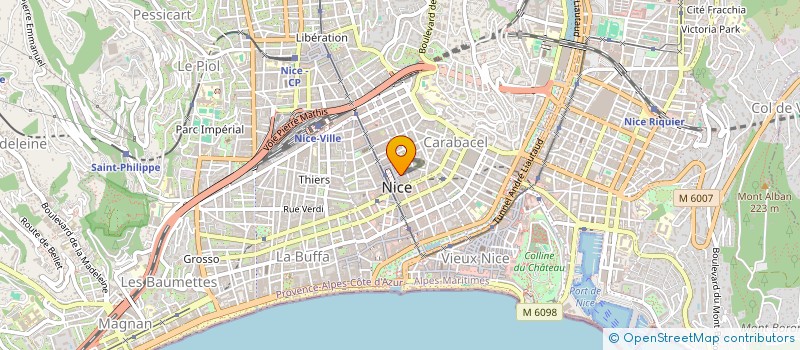 localisation de l'entreprise GROUPE D'INGENIERIE IMMOBILIERE INTERNATIONALE  NICE