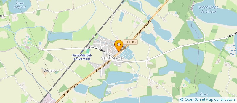 localisation de l'entreprise GROUPE D'INITIATIVES AGRI-CULTURELLES - GNIAC  SAINT-MARCEL