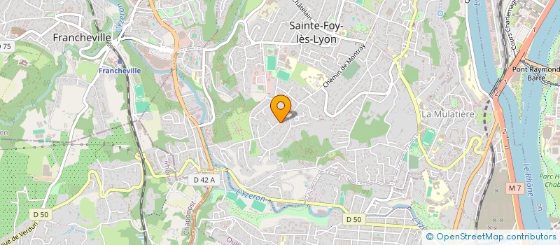 localisation de l'entreprise GROUPE D'INITIATIVES EN PEDIATRIE ET NEONATOLOGIE (GIPN)  SAINTE-FOY-LES-LYON