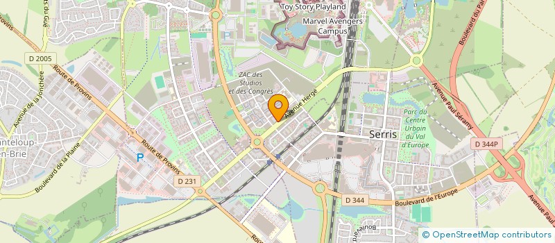 localisation de l'entreprise GROUPE D'INTERVENTION ET DE PROTECTION SECURITE  CHESSY