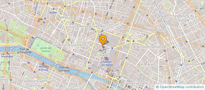 localisation de l'entreprise GROUPE D'INVESTISSEMENTS GENERAUX à PARIS