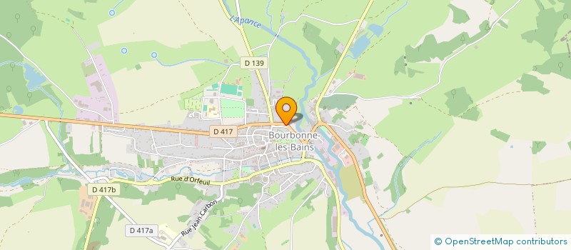 localisation de l'entreprise GROUPE D'INVESTISSEMENTS IMMOBILIERS BARAUX à BOURBONNE-LES-BAINS