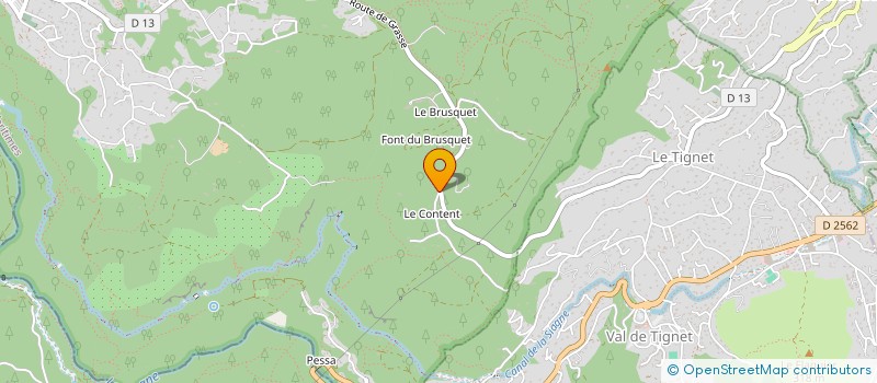localisation de l'entreprise GROUPE D2M à SAINT-CEZAIRE-SUR-SIAGNE