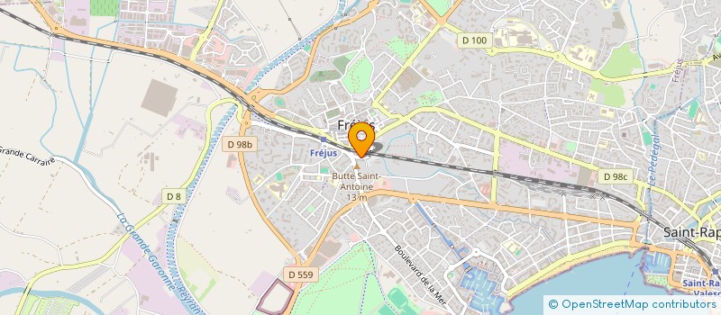 localisation de l'entreprise GROUPE DALS à FREJUS