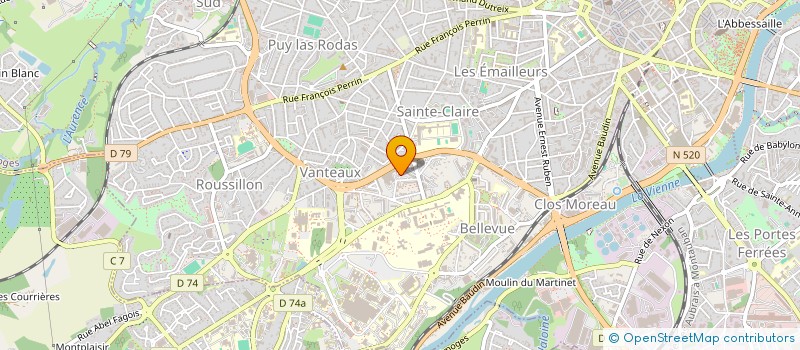 localisation de l'entreprise GROUPE DAS à LIMOGES