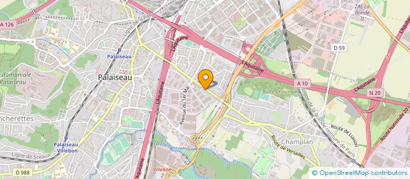 localisation de l'entreprise GROUPE DDG à PALAISEAU