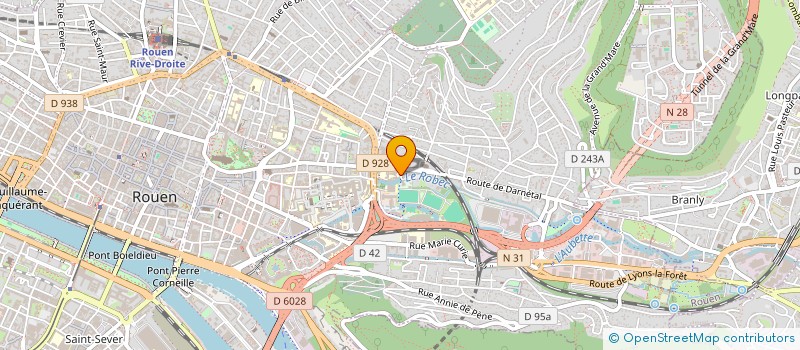 localisation de l'entreprise GROUPE DE CARDIOLOGIE INTERVENTIONNELLE ROUENNAIS à ROUEN