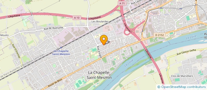 localisation de l'entreprise GROUPE DE CONCERTATION ORLEANAIS DE L'UNIVERSITE AUTOUR DE LA DECARBONATION DE L'ECONOMIE à LA CHAPELLE-SAINT-MESMIN