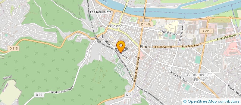 localisation de l'entreprise GROUPE DE DEFENSE DES MOTARDS ELBEUVIENS  ELBEUF