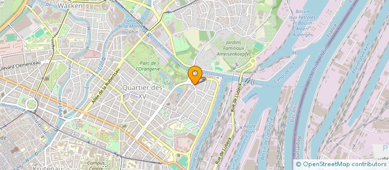 localisation de l'entreprise GROUPE DE DEVELOP IMMOB SCI SAINT-QUIRIN à STRASBOURG