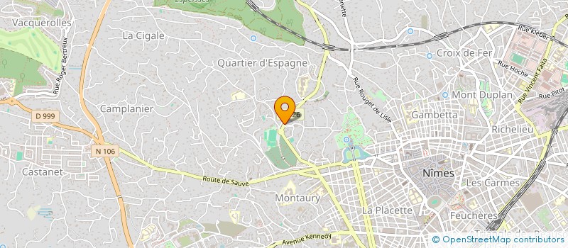 localisation de l'entreprise GROUPE DE DEVELOPPEMENT DE LA MEDECINE NUCLEAIRE ET DE LA BIOPHYSIQUE  NIMES