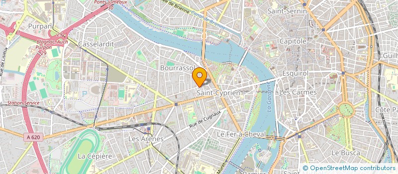 localisation de l'entreprise GROUPE DE DEVELOPPEMENT IMMOBILIER à TOULOUSE