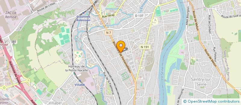 localisation de l'entreprise GROUPE DE DOUZE à CORBEIL-ESSONNES