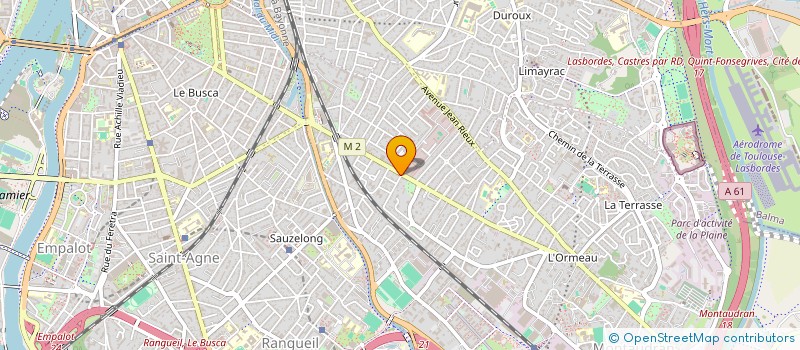 localisation de l'entreprise GROUPE DE FORMATION CONTINUE DES DEMOISELLES  TOULOUSE