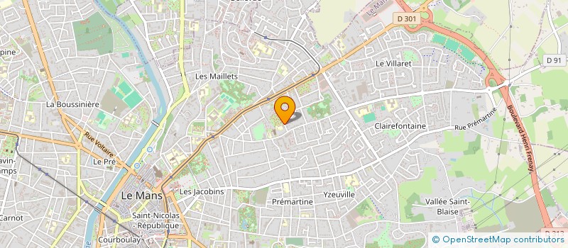 localisation de l'entreprise GROUPE DE FOURNOUX à LE MANS