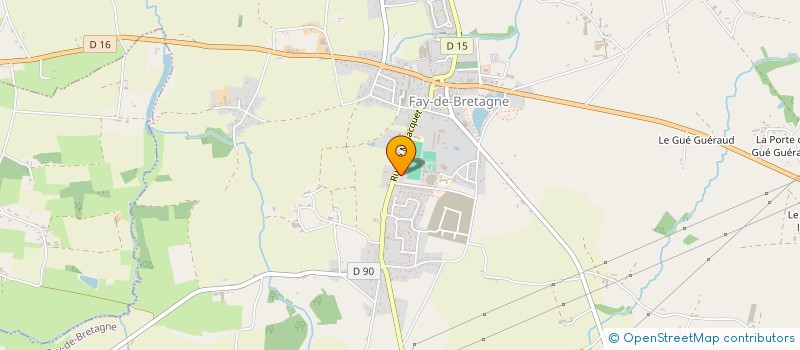 localisation de l'entreprise GROUPE DE FRANCHISE ACHATS AUTOMOBILES  FAY-DE-BRETAGNE