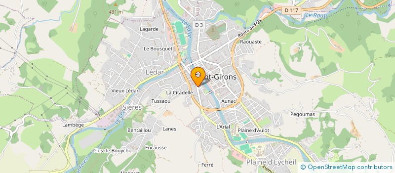 localisation de l'entreprise GROUPE DE GESTION GALLIENI à SAINT-GIRONS