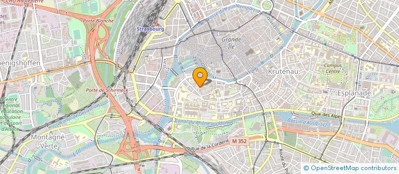 localisation de l'entreprise GROUPE DE GYMNASTIQUE DE FINKWILLER à STRASBOURG