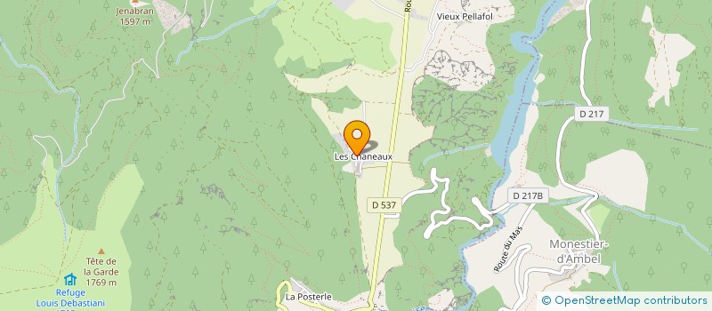 localisation de l'entreprise GROUPE DE JEUNES LES AMBELONS  AMBEL