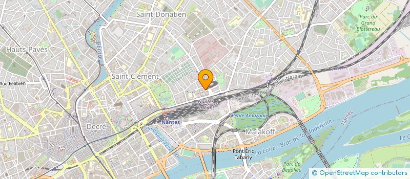 localisation de l'entreprise GROUPE DE LIBRE PENSEE NANTES à NANTES