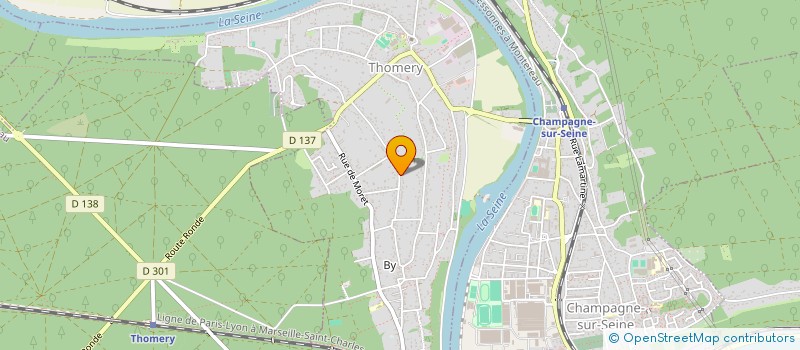 localisation de l'entreprise GROUPE DE MUSIQUE SOULPLAYERS  THOMERY