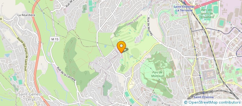 localisation de l'entreprise GROUPE DE MUSIQUES ACTUELLES CREAM N'OWLS  SAINT-ETIENNE