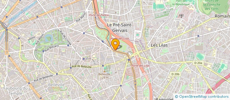 localisation de l'entreprise GROUPE DE PEDIATRIE TROPICALE  PARIS