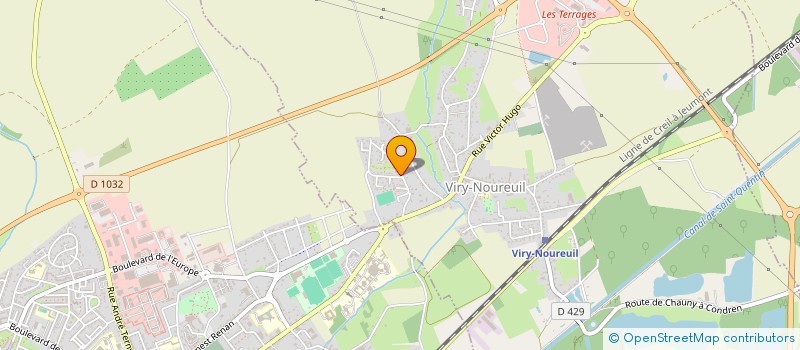 localisation de l'entreprise GROUPE DE PLONGEE SUBAQUATIQUE DE CHAUNY à CHAUNY