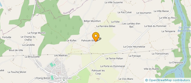 localisation de l'entreprise GROUPE DE PONTBRIAND  SAINT-DONAN