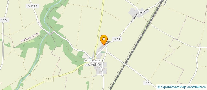 localisation de l'entreprise GROUPE DE PROSPECTION ET DE RECHERCHES ARCHEOLOGIQUES à SAINT-LEGER-DES-AUBEES