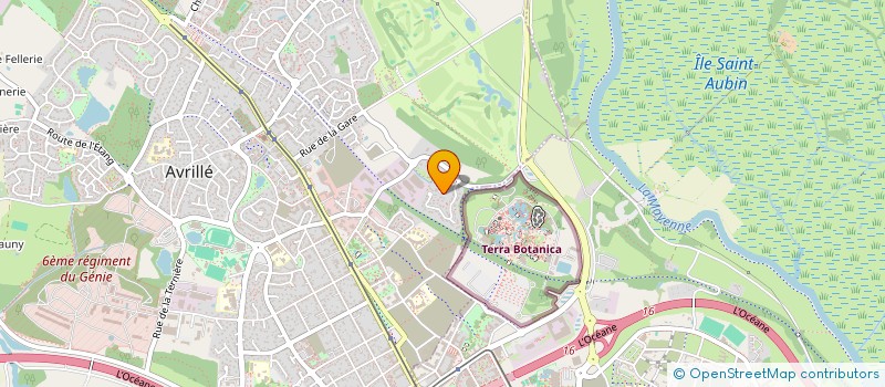 localisation de l'entreprise GROUPE DE RECHERCHE ANGEVIN EN VIROLOGIE  AVRILLE