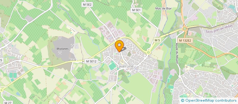 localisation de l'entreprise GROUPE DE RECHERCHE ARCHEOLOGIQUE DE LAVERUNE  LAVERUNE