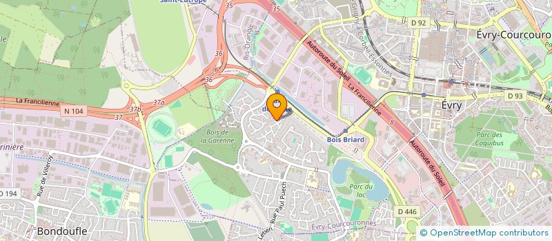 localisation de l'entreprise GROUPE DE RECHERCHE AUDIT A L'HOPITAL à EVRY-COURCOURONNES