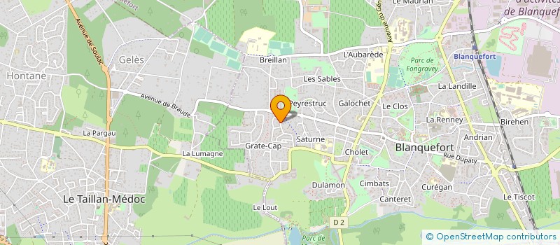 localisation de l'entreprise GROUPE DE RECHERCHE D EVALUATION ET D ENSEIGNEMENT MEDICAL - GREEM à BLANQUEFORT