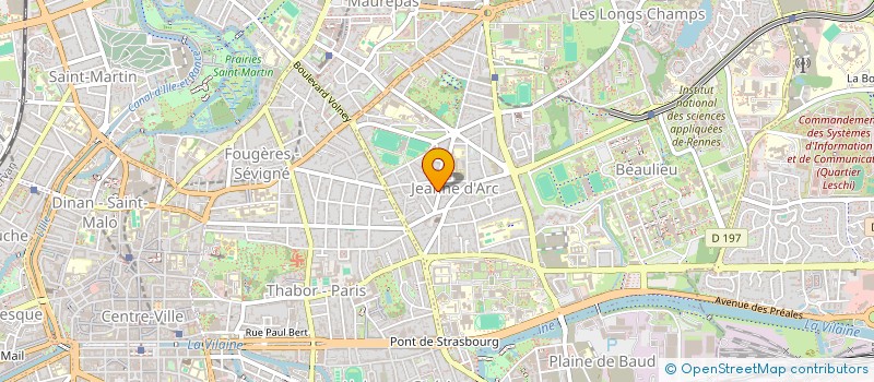 localisation de l'entreprise GROUPE DE RECHERCHE EN ARCHEOLOGIE ET PATRIMOINE à RENNES