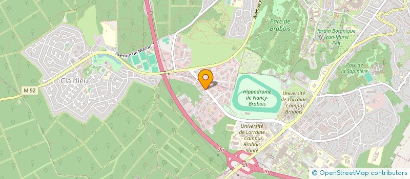 localisation de l'entreprise GROUPE DE RECHERCHE EN IMMUNOPATHOLOGIE  VANDUVRE-LES-NANCY