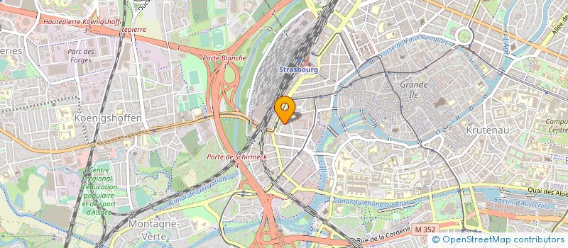 localisation de l'entreprise GROUPE DE RECHERCHE EN PHYSIOPATHOLOGIE DE LA MOTRICITE à STRASBOURG